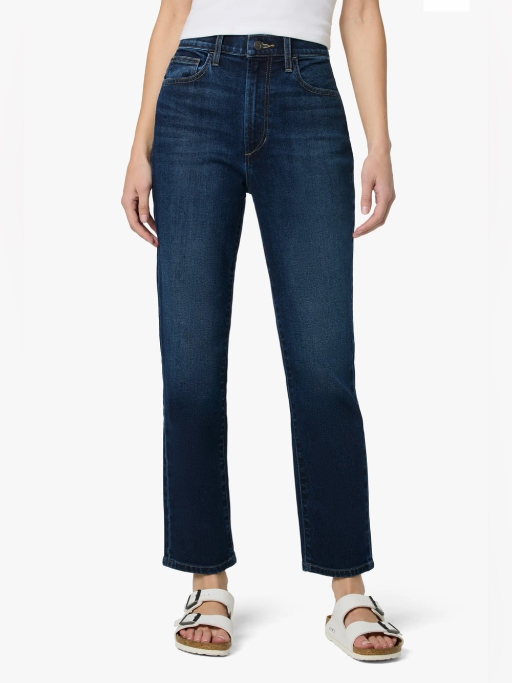 Joe's Jeans Women's Straight Leg Jeans - Dark Blue Denim